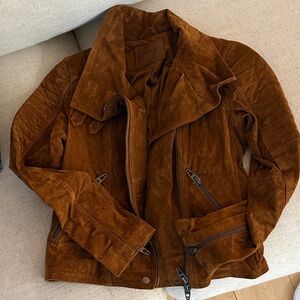 Blank NYC Brown Bomber Jacket MINT Size S